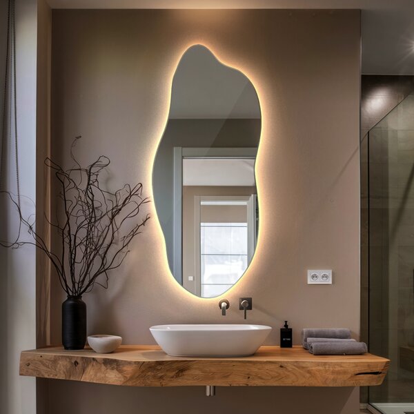 Zrkadlomat.sk Nepravidelne led zrkadlo Nepravidelne led zrkadlo 35x80 cm barble-35x80-00000000