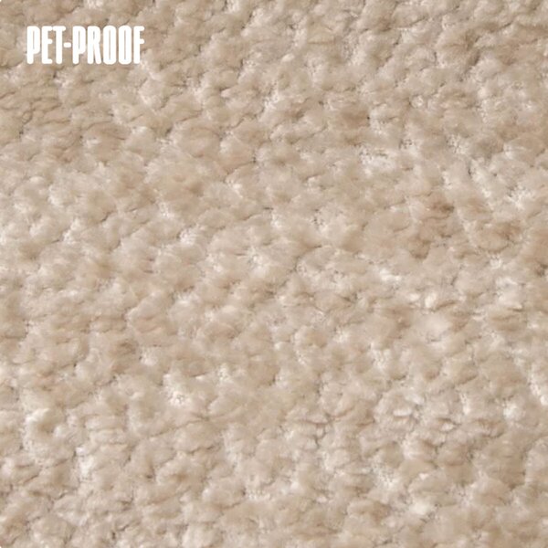 Velurová potahová látka Aphrodite Beige pro nábytek, metráž - Pet Proof