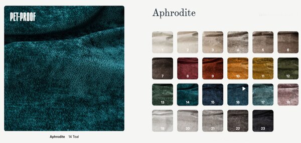 Velurová potahová látka Aphrodite Beige pro nábytek, metráž - Pet Proof
