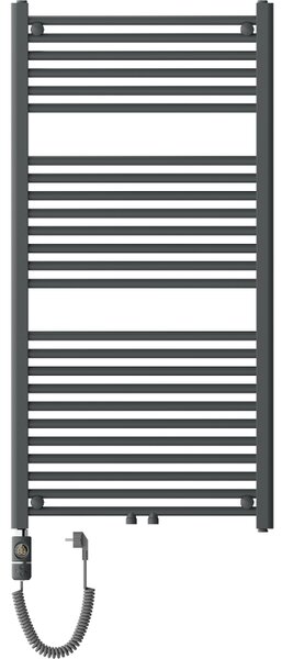 Mexen Mars, elektrické vykurovacie teleso 1200 x 600 mm, 600 W, antracitová, W110-1200-600-2600-66