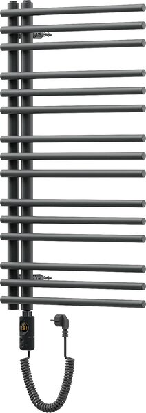 Mexen Neptun, elektrické vykurovacie teleso 900 x 500 mm, 600 W, antracitová, W101-0900-500-2600-66