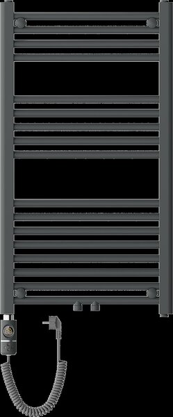 Mexen Mars, elektrické vykurovacie teleso 900 x 500 mm, 600 W, antracitová, W110-0900-500-2600-66