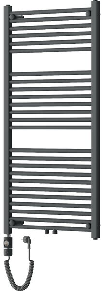 Mexen Mars, elektrické vykurovacie teleso 1200 x 600 mm, 600 W, antracitová, W110-1200-600-2600-66