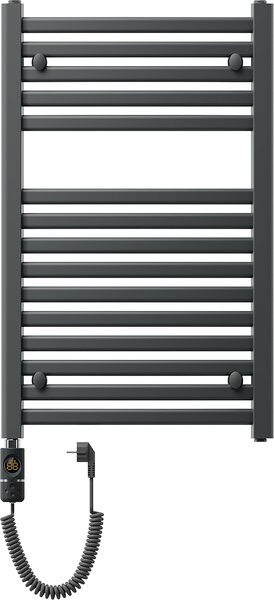 Mexen Helios, elektrické vykurovacie teleso 800 x 500 mm, 600 W, antracitová, W103-0800-500-2600-66
