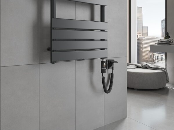 Mexen Ceres, elektrické vykurovacie teleso 1200 x 500 mm, 600 W, antracitová, W111-1200-500-2600-66
