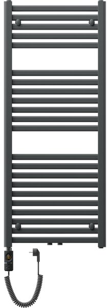 Mexen Hades, elektrické vykurovacie teleso 1200 x 500 mm, 600 W, antracitová, W104-1200-500-2600-66