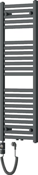 Mexen Hades, elektrické vykurovacie teleso 1200 x 400 mm, 600 W, antracitová, W104-1200-400-2600-66
