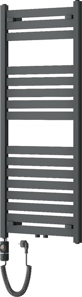 Mexen Uran, elektrické vykurovacie teleso 1200 x 500 mm, 600 W, antracitová, W105-1200-500-2600-66