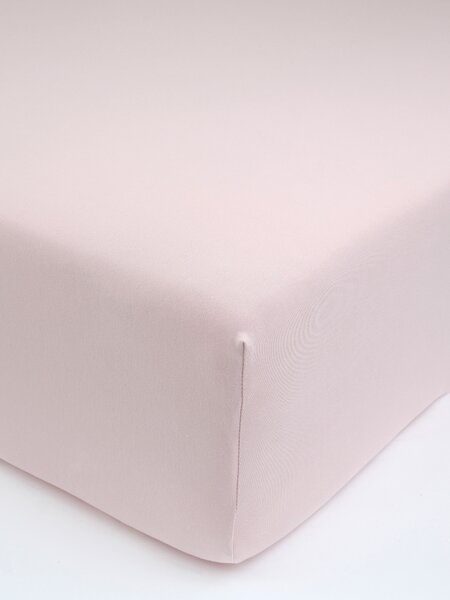Jersey plachta s elastanom Deluxe 120 × 200 cm – pudrová