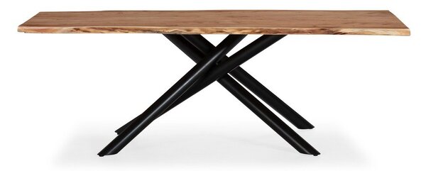 Jedálenský stôl z masívu akácie 100x220 cm Anuri – MOME