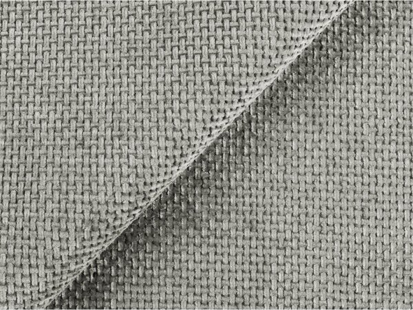 Svetlosivá čalúnená dvojlôžková posteľ s úložným priestorom s roštom 140x200 cm Keoni – Makamii