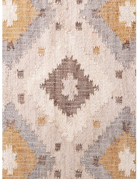 Krémový ručne tkaný jutový koberec 120x170 cm Roya Imani – Elle Decoration