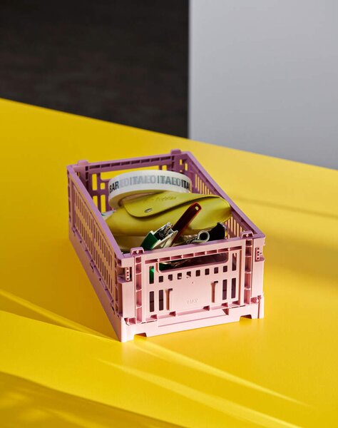 HAY Úložný box Colour Crate Small, dusty rose