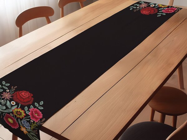 WALIA® Kuchynský behúň VYŠÍVANÉ KVĚTY 2 45x140 cm