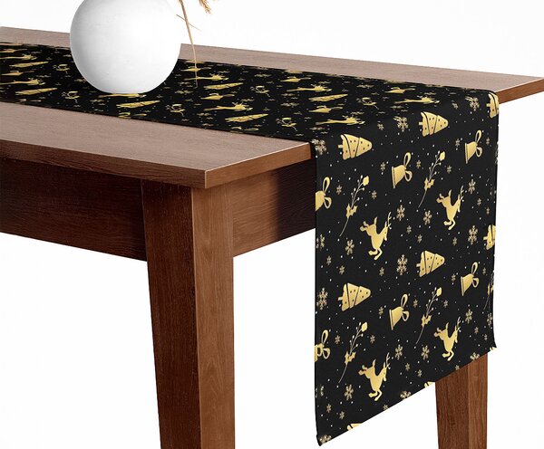 WALIA® Kuchynský behúň ZLATÉ VÁNOCE 45x140 cm