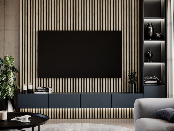 Woodele Classic nástenná drevená lamela 30 x 40 x 2750 mm Dub vápnený ks 33111