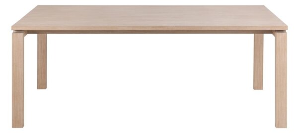 Rozkladací jedálenský stôl s doskou v dubovom dekore 100x200 cm Linley – Actona