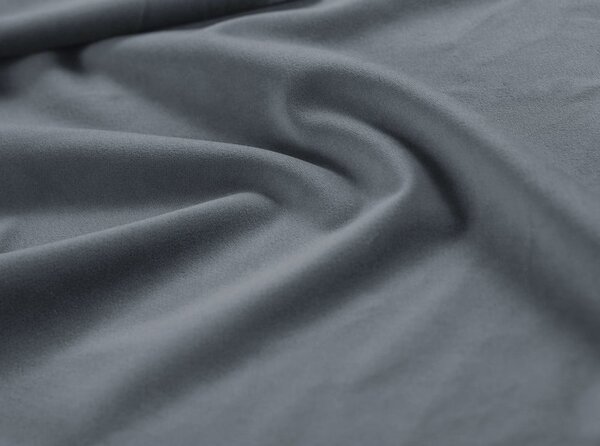 Svetlomodrá čalúnená dvojlôžková posteľ s úložným priestorom/bez čela s roštom 160x200 cm Susan – Micadoni