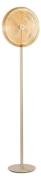 Ondaluce - LED stmievateľná stojacia lampa JOKEY LED/15W/230V 170 cm zlatá/dymová