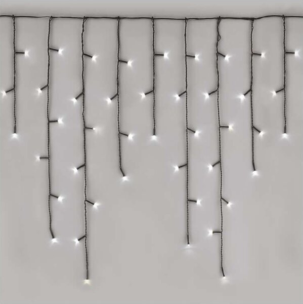 EMOS LED vianočné cancúle 3,6m studená biela, programy D4CC01
