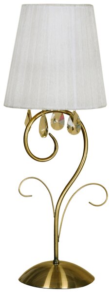Candellux DYNASTY Stolná lampa 1X40W E14 Patina H-58 41-09128