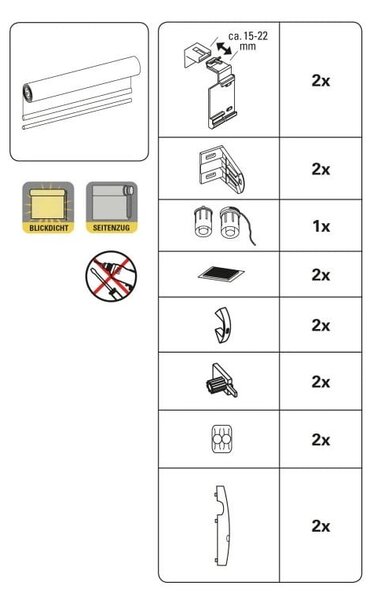 Tmavosivá roleta 42,5x150 cm Mini Termo – Gardinia