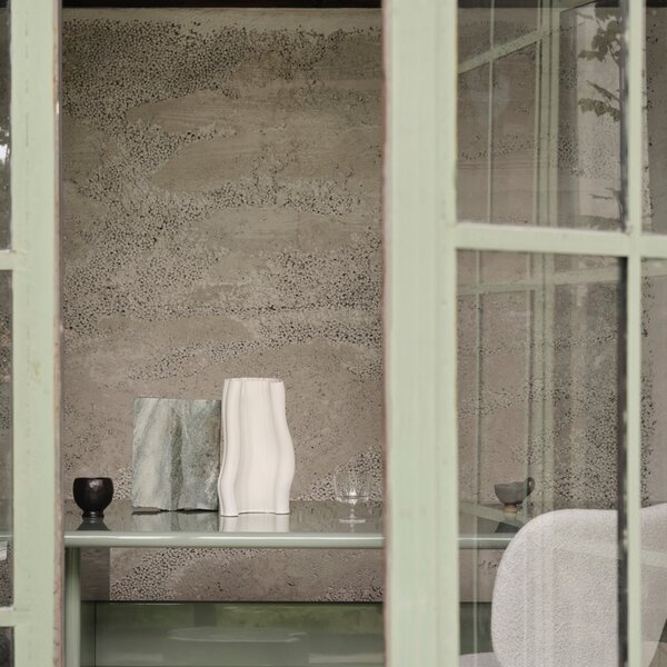Váza Moire, Small, Off-White – Ferm Living