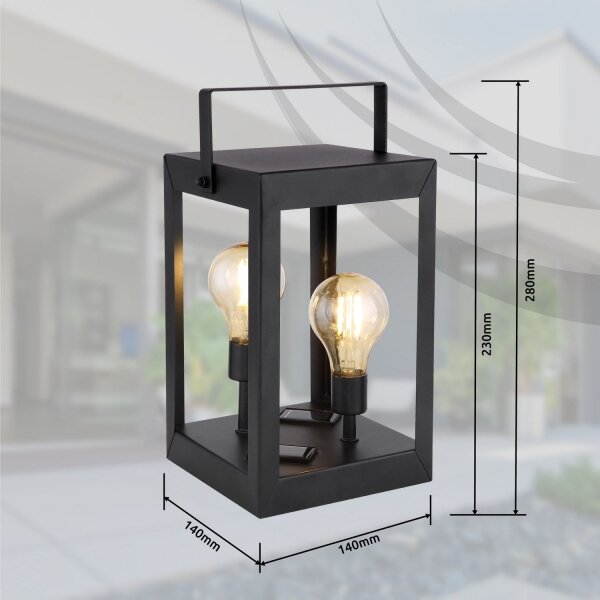 Globo 36700 - LED Solárne svietidlo SOLAR 2xLED/0,06W/3V IP44