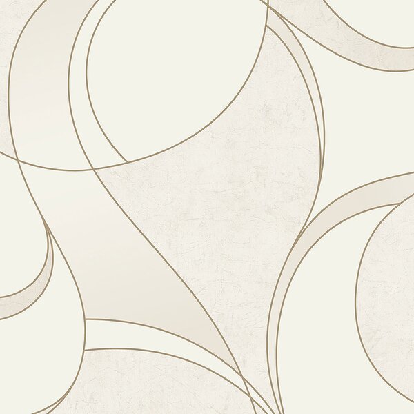 Vavex, Biela vliesová tapeta geometrický vzor A57215, Vavex 2024, rozmery 0,53 x 10 m