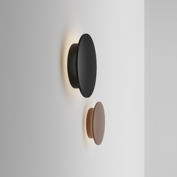 Ideal Lux - LED vonkajšie nástenné svietidlo PUNTO LED/9W/230V CRI, pr. 18 cm, IP54, antracit