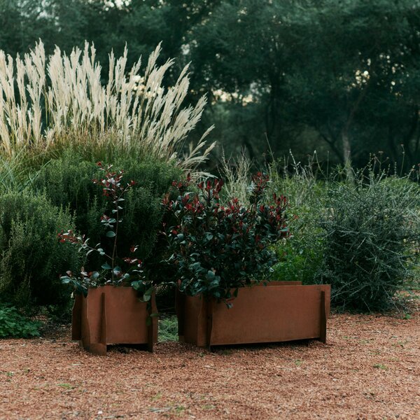 Kvetináč Lapel, Square, Rust – Ferm Living