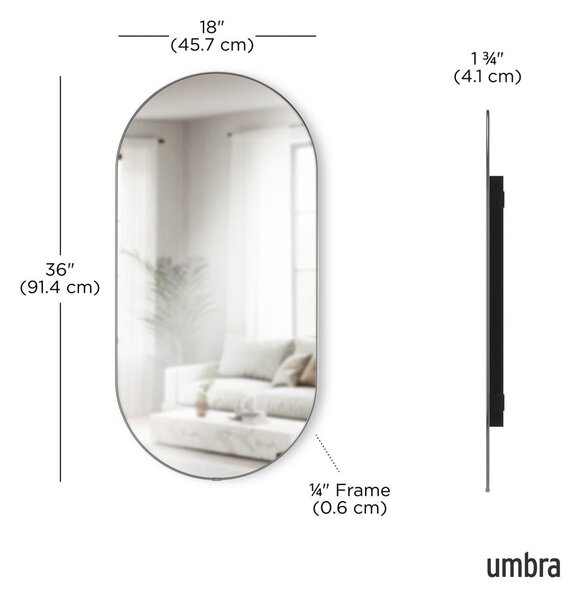Nástenné zrkadlo 46x91 cm Hubba – Umbra