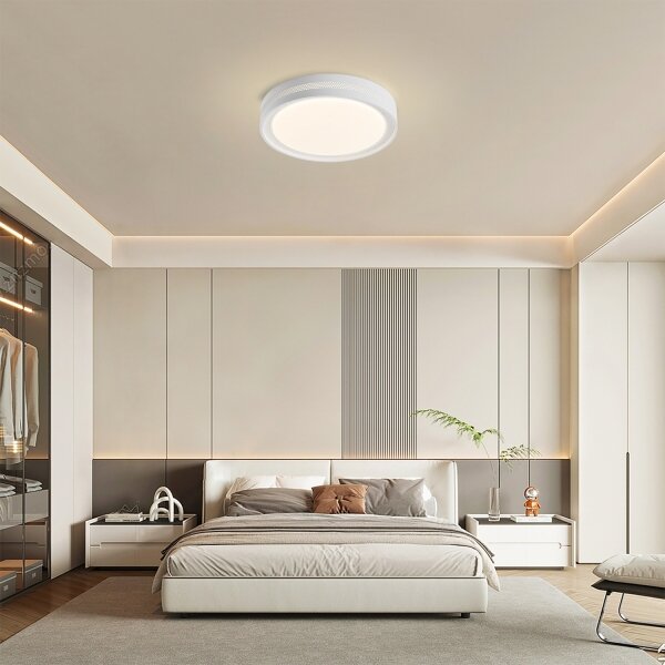 Brilagi - LED stmievateľné stropné svietidlo KREON LED/54W/230V 3000-6000K čierna priemer 38 cm + diaľkové ovládanie