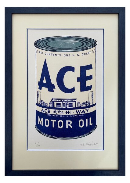 Ptáček Petr - Motor oil ace | 34.8x48.6