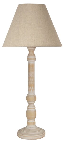 Candellux FOLCLORE 6 Stolná lampa H-57 1X60W E27 Linen 41-80755
