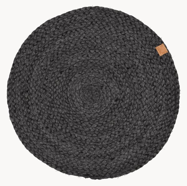 Okrúhle stolové prestierania z juty Ash, 4 ks