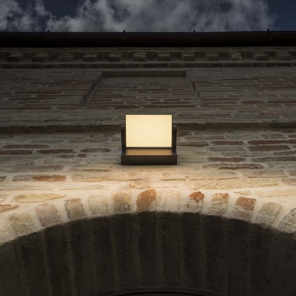 Ideal Lux -LED Vonkajšie nástenné svietidlo SWIPE LED/20,5W/230V CRI 90 IP54 hnedá