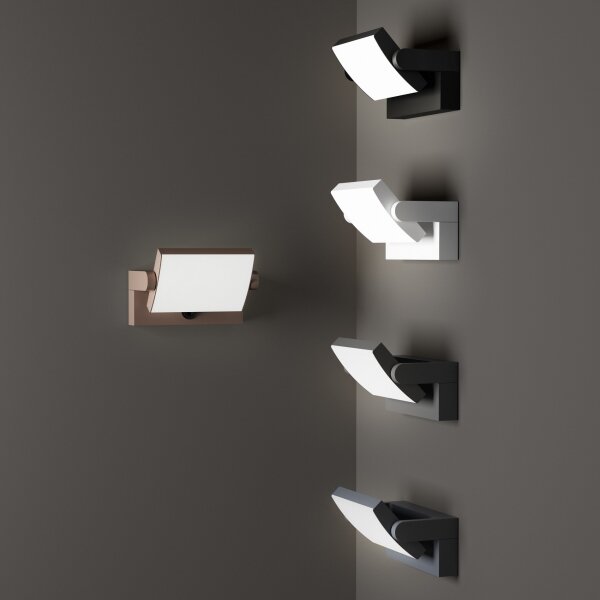 Ideal Lux - LED Vonkajšie nástenné svietidlo so senzorom LED/21W/230V antracit