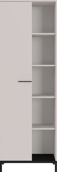 Krémová knižnica 64x190x34 cm Rovigo – Germania