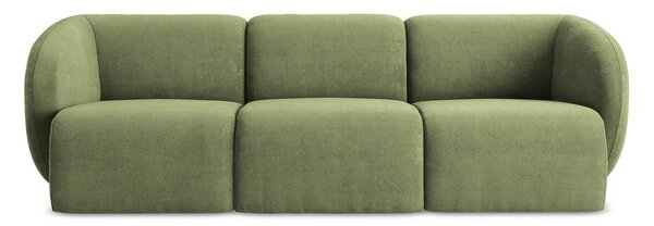 Zelená ženilková pohovka 244 cm Lani – Makamii