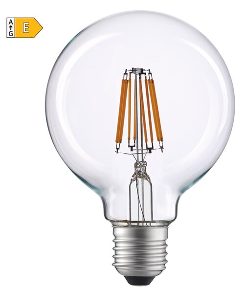 Diolamp LED Globe Filament žiarovka číra G125 12W/230V/E27/4000K/1600Lm/360°