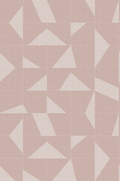 Vliesová ružová fototapeta geometrický vzor 357231, 200 x 300 cm, Natural Fabrics, Origin