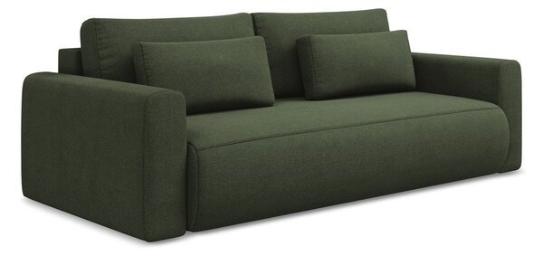 Khaki rozkladacia/s úložným priestorom pohovka 238 cm Kapua – Makamii