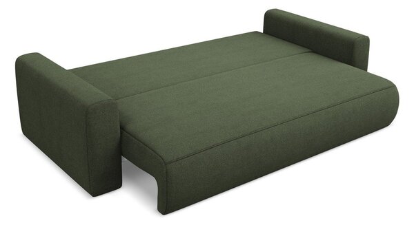 Khaki rozkladacia/s úložným priestorom pohovka 238 cm Kapua – Makamii