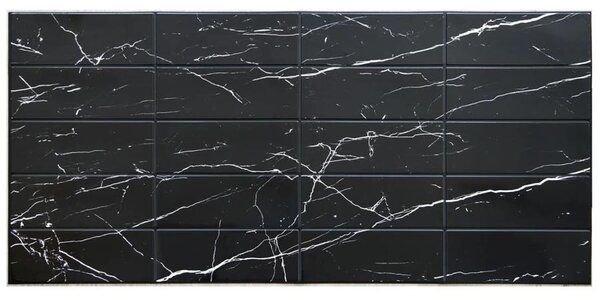 Obkladové panely 3D TP10032980, cena za kus, rozmer 957 x 482 mm, Travertin čierny, IMPOL TRADE