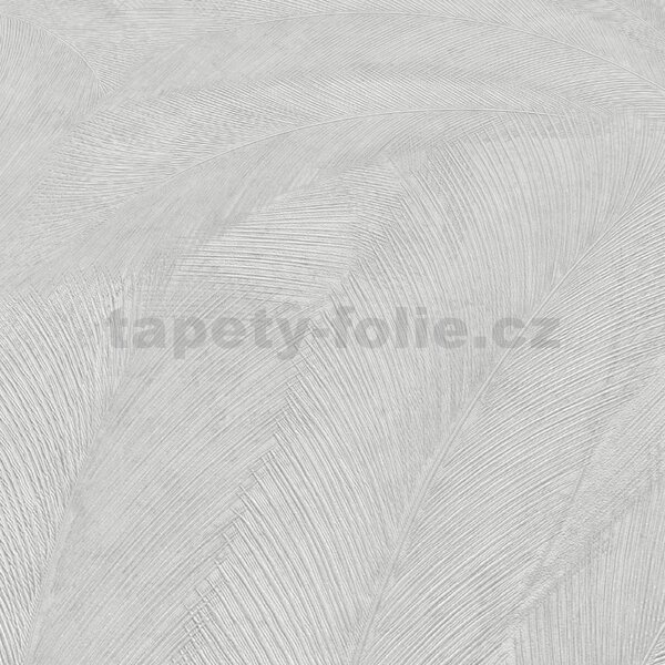Vliesové tapety na stenu Elysium 10476-31, rozmer 10,05 m x 0,53 m, pierka biele, Erismann