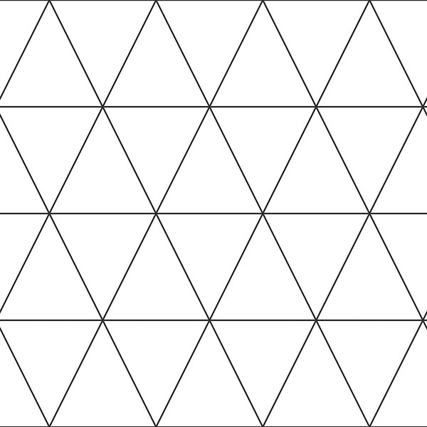 Vliesová tapeta geometrický vzor- čierne obrysy trojuholníkov 347683, Precious, Origin
