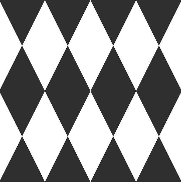 Vliesová tapeta geometrický vzor - biele a čierne kosoštvorce 347670, Precious, Origin