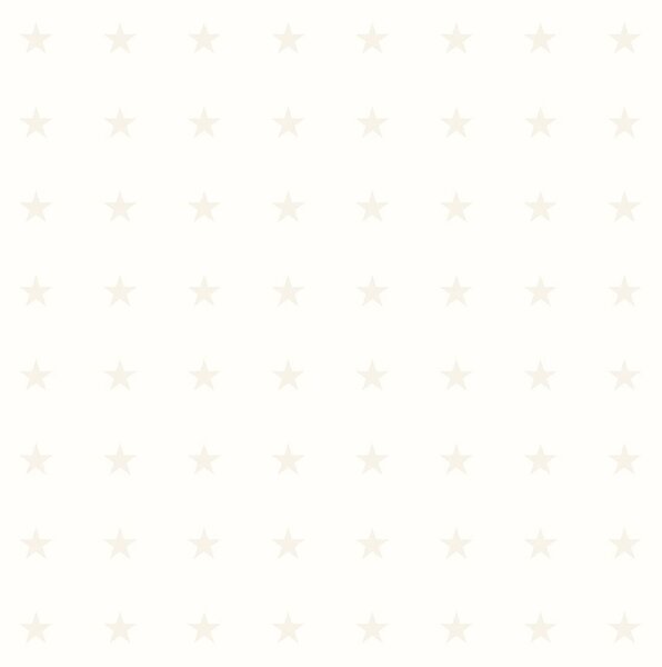 Biela vliesová tapeta s béžovými hviezdičkami 346828, Precious, Origin