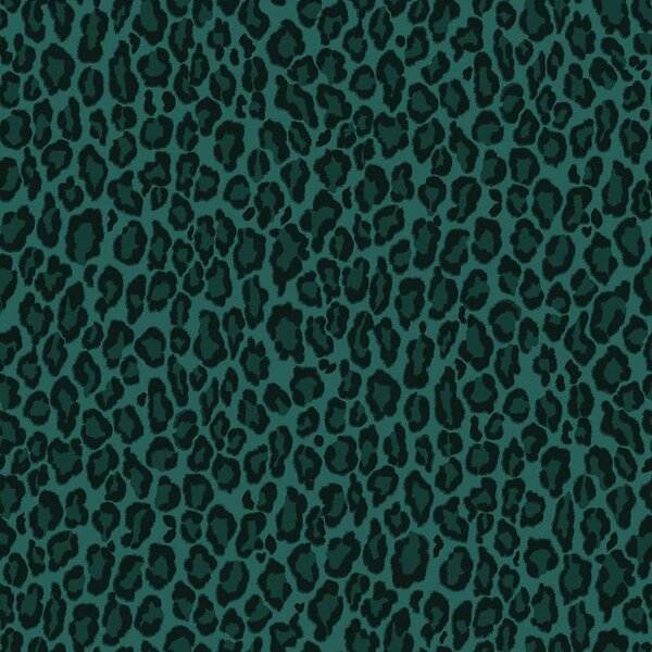 Vliesová tapeta zelená - imitácia leopardej kože 139154, Paradise, Esta Home